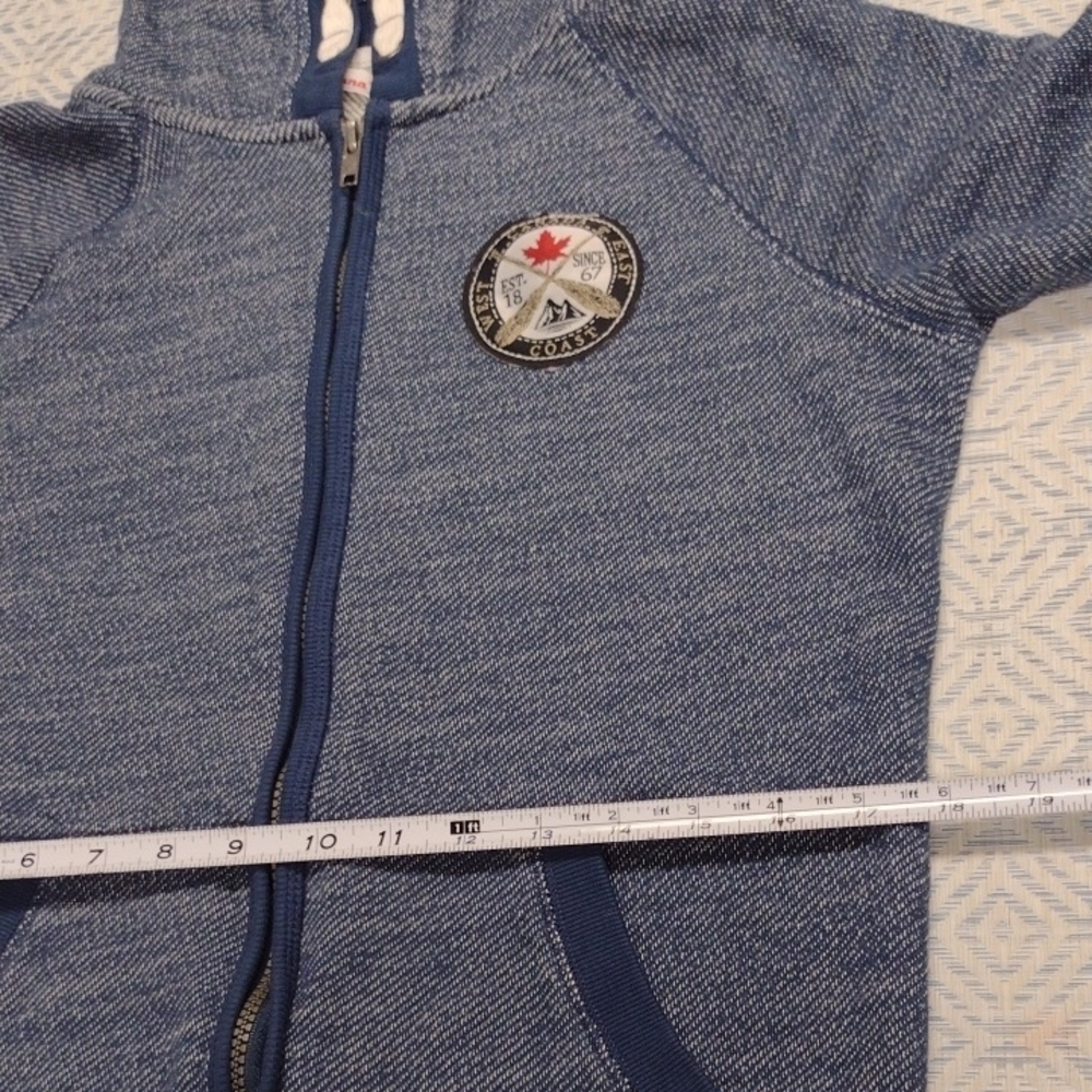 Blue Hooded Sweatshirt - Picture 9 of 13